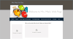 Desktop Screenshot of mrsmoesartclass.weebly.com