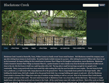 Tablet Screenshot of blackstonecreek.weebly.com