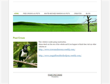 Tablet Screenshot of crowsandravensaspets.weebly.com