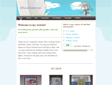 Tablet Screenshot of miscellaneousweb.weebly.com