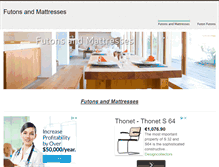 Tablet Screenshot of futons-and-mattresses.weebly.com