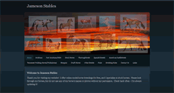 Desktop Screenshot of jamesonstables.weebly.com