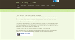 Desktop Screenshot of cakesbytraceyhigginson.weebly.com