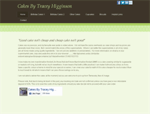 Tablet Screenshot of cakesbytraceyhigginson.weebly.com