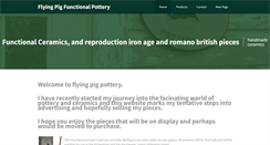 Desktop Screenshot of flyingpigpottery.weebly.com