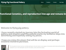 Tablet Screenshot of flyingpigpottery.weebly.com