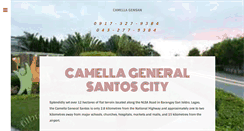 Desktop Screenshot of camella-gensan.weebly.com