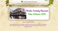 Desktop Screenshot of brooksfamilyreunion.weebly.com