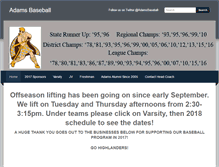 Tablet Screenshot of adamsbaseball.weebly.com