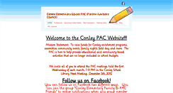 Desktop Screenshot of conleyschoolpac.weebly.com