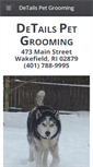 Mobile Screenshot of detailspetgrooming.weebly.com