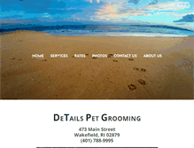 Tablet Screenshot of detailspetgrooming.weebly.com