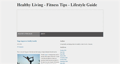 Desktop Screenshot of healthytipsforliving.weebly.com