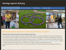 Tablet Screenshot of bulldogsagainstbullying.weebly.com