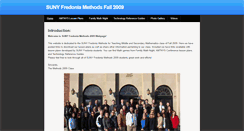 Desktop Screenshot of methods2009.weebly.com