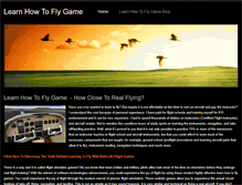 Tablet Screenshot of learnhowtoflygame.weebly.com