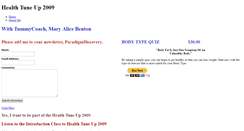 Desktop Screenshot of healthtuneup.weebly.com