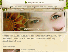 Tablet Screenshot of juicybalmlovers.weebly.com