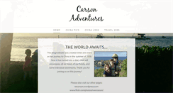 Desktop Screenshot of carsonadventures.weebly.com