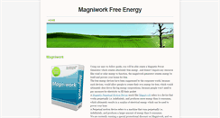 Desktop Screenshot of magniwork-energy.weebly.com