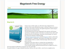 Tablet Screenshot of magniwork-energy.weebly.com