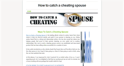 Desktop Screenshot of howtocatchacheatingspouses.weebly.com