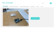 Tablet Screenshot of msandrade.weebly.com