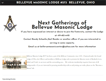 Tablet Screenshot of bellevuemasoniclodge.weebly.com