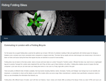 Tablet Screenshot of foldingbikes.weebly.com