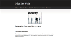 Desktop Screenshot of identityunit.weebly.com