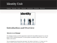 Tablet Screenshot of identityunit.weebly.com