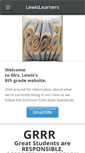 Mobile Screenshot of lewislearners.weebly.com
