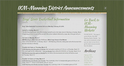 Desktop Screenshot of ikm-mdistrictannouncements.weebly.com