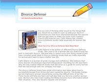 Tablet Screenshot of divorce-defense.weebly.com