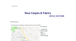 Desktop Screenshot of novacarpets.weebly.com