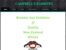 Tablet Screenshot of campbellsrabbitry.weebly.com