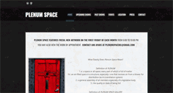 Desktop Screenshot of plenumspace.weebly.com
