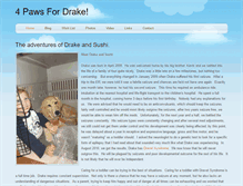 Tablet Screenshot of 4pawsfordrake.weebly.com