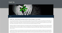 Desktop Screenshot of healthteatostayhealthy.weebly.com