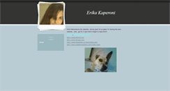 Desktop Screenshot of erikakaperoni.weebly.com