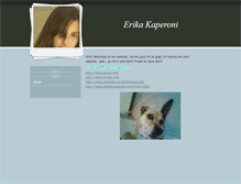 Tablet Screenshot of erikakaperoni.weebly.com