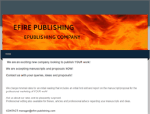 Tablet Screenshot of efirepublishing.weebly.com