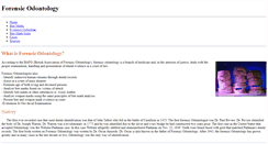 Desktop Screenshot of forensic-odontology.weebly.com