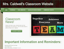 Tablet Screenshot of mrscaldwellclass.weebly.com