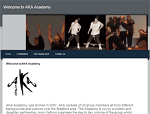 Tablet Screenshot of akaacademy.weebly.com