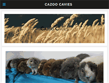 Tablet Screenshot of cazoocavies.weebly.com