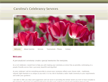 Tablet Screenshot of carolinascelebrancyservices.weebly.com