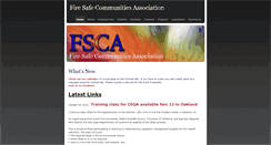 Desktop Screenshot of firesafecommunitiesassociation.weebly.com