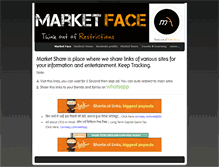 Tablet Screenshot of marketface.weebly.com