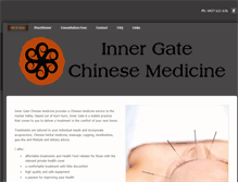 Tablet Screenshot of innergatechinesemedicine.weebly.com